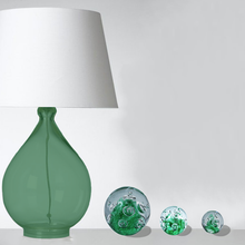 Load image into Gallery viewer, Sulphide Crystal Paperweight: Green Lantern