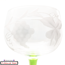 Load image into Gallery viewer, Service Alsace verres à vin du Rhin détail décor