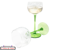 Load image into Gallery viewer, Service Alsace verres à vin du Rhin mise en situation