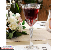 Load image into Gallery viewer, Concorde Prestige Service: 6 Crystal Water/Wine Glasses (28 cl) Maison Klein Baccarat France