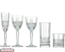 Load image into Gallery viewer, Diamond Service : Crystal Champagne Flutes Maison Klein 54120 Baccarat France