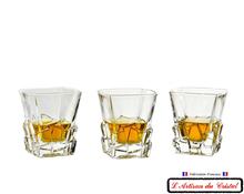 Load image into Gallery viewer, Glacier Service 6 Crystal Whisky Glasses (28 cl) Maison Klein 54120 Baccarat France