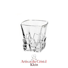 Load image into Gallery viewer, Glacier Service 6 Crystal Whisky Glasses (28 cl) Maison Klein 54120 Baccarat France