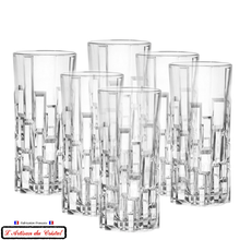 Load image into Gallery viewer, Service Graphic, verres à long drink service de 6 verres