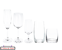 Load image into Gallery viewer, INAO Service: 6 Crystal Tasting Glasses Maison Klein 54120 Baccarat France
