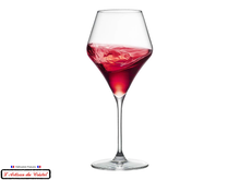 Load image into Gallery viewer, Oenologist service: 6 crystal glasses 27 cl Maison Klein 54120 Baccarat France