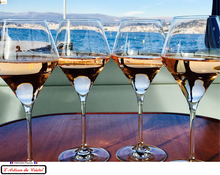 Load image into Gallery viewer, Oenologist service: 6 crystal glasses 27 cl Maison Klein 54120 Baccarat France