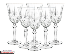 Load image into Gallery viewer, Romeo Service: Crystal Water Glasses (29 cl) Maison Klein 54120 BACCARAT France