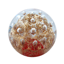 Charger l'image dans la galerie, Sulfure Presse Papier modèle explosion taille moyenne. Des couleurs flamboyantes rouge et orangé rappellent une boule de feu