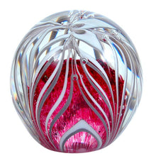 Charger l'image dans la galerie, Sulfure en cristal. Rayure blanche sur une base rose