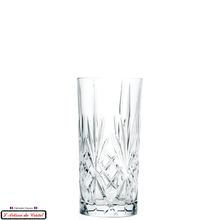 Load image into Gallery viewer, Romeo Service: 6 Long Drink Crystal Glasses Maison Klein 54120 BACCARAT France