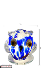 Load image into Gallery viewer, Polychrome Crystal Lamp Klein "My little Owlé