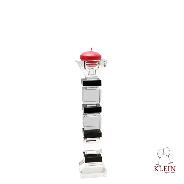 Nouveauté : Bougeoir Square Noir et Blanc petit modèle