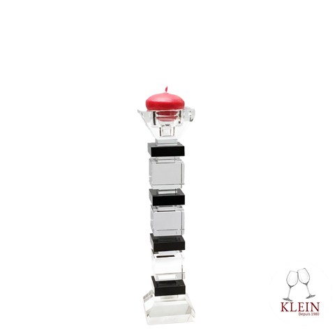 Nouveauté : Bougeoir Square Noir et Blanc petit modèle
