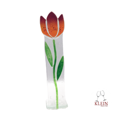 Load image into Gallery viewer, Nouveauté : Bougeoir &quot;Champ de Tulipes&quot; Orange
