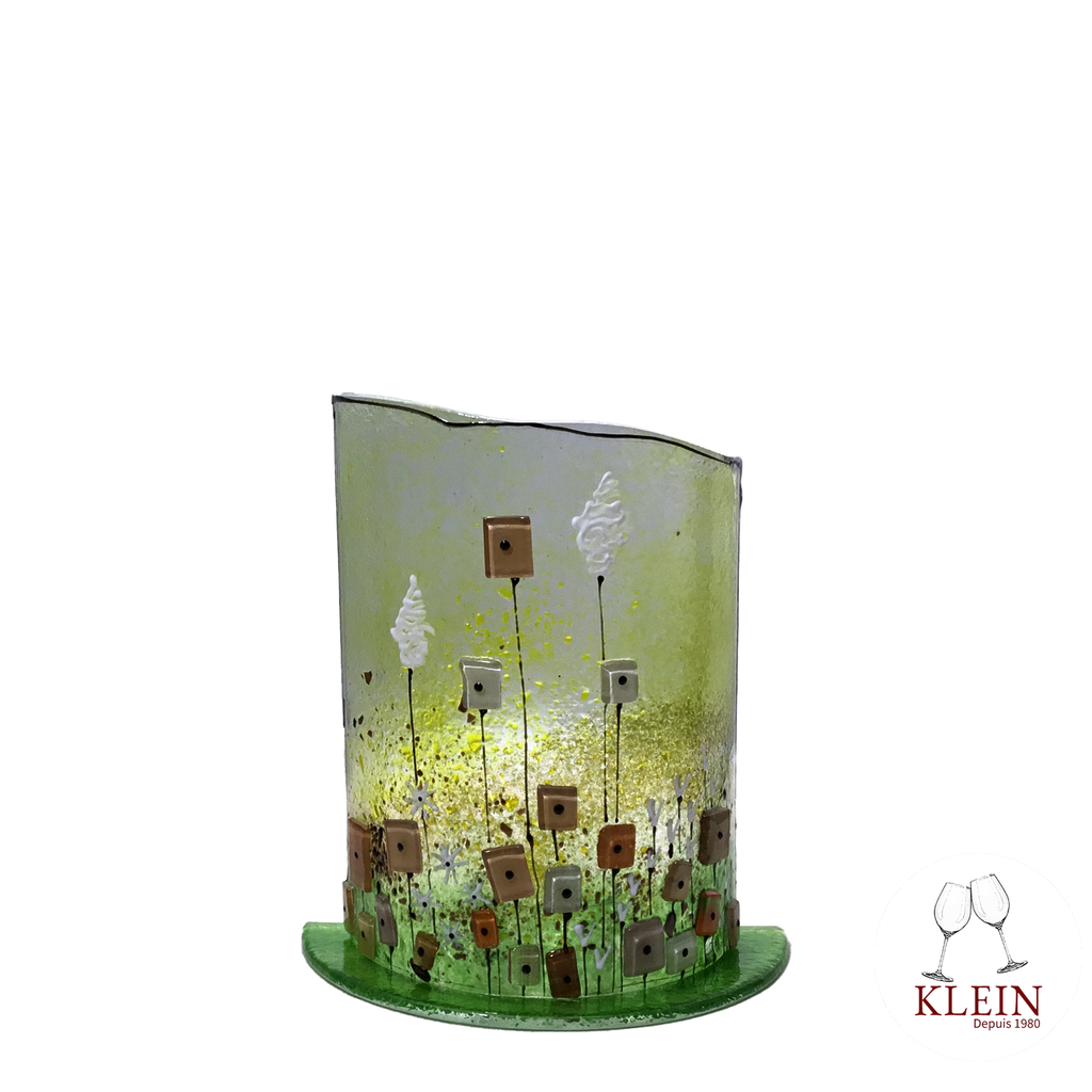 Nouveauté : Bougeoir "Fleur" vert
