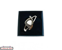 Charger l&#39;image dans la galerie, Coffret Luxe Bracelet Femme &quot;Klein Créateur&quot; Acier Inoxydable et Cristal : Boomerang
