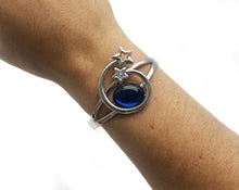Charger l&#39;image dans la galerie, Coffret Luxe Bracelet Femme &quot;Klein Créateur&quot; Acier Inoxydable et Cristal : Etoile Filante
