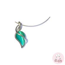 Load image into Gallery viewer, Klein Designer Stainless Steel &amp; Crystal Necklace for Women : Boomerang White