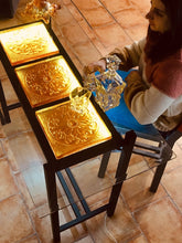 Charger l&#39;image dans la galerie, Bar Cristal ambre et acier : Manhattan New Edition
