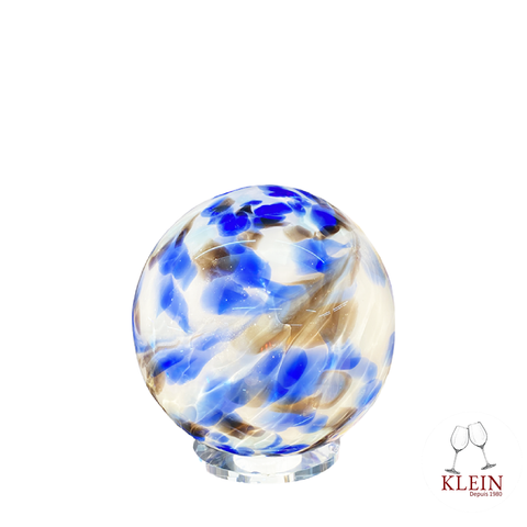 Lampe Boule Grand Modèle "Santorin" en Cristal  Maison Klein 54120 Baccarat France