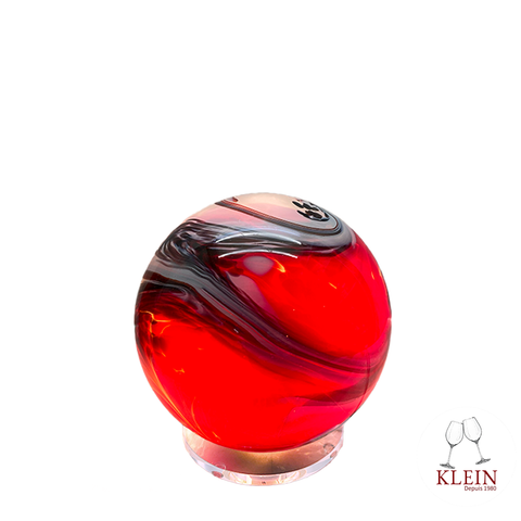 Lampe moyen modèle vulcano rouge