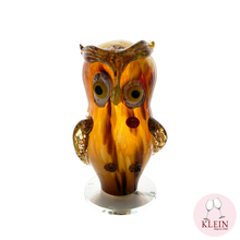 Load image into Gallery viewer, &quot;Sam&quot; Owl Lamp Crystal and Enamels
