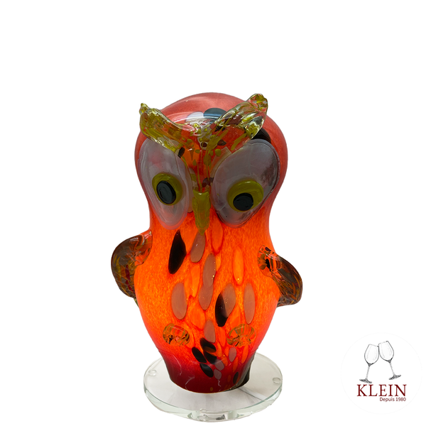 Polychrome Crystal Ball Lamp "Flame" Collection Maison Klein 54120 Baccarat France