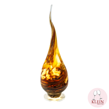 Charger l&#39;image dans la galerie, lampe cristal polychrome ambre marron
