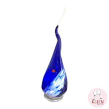 Charger l&#39;image dans la galerie, Lampe Polychrome Cristal Emaux &quot;Planéte Bleue&quot;
