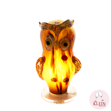 Load image into Gallery viewer, &quot;Sam&quot; Owl Lamp Crystal and Enamels
