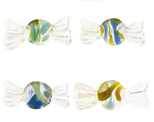 Charger l&#39;image dans la galerie, 4 Portes Couteaux en Cristal Coloré - 9 cm - Maison Klein 54120 Baccarat France
