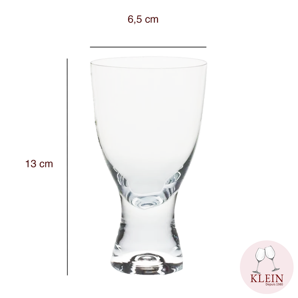 Service Riviera Verre à vin dimmensions