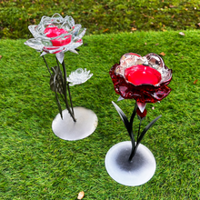Charger l&#39;image dans la galerie, Roses de noel rouge te blanche
