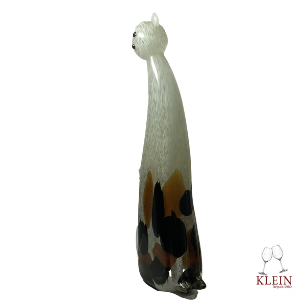 Sculpture "Le chat Majestueux" vue de profil