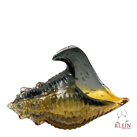 Sculpture Coquillage Brun Grand Modèle