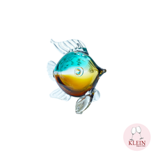 Charger l'image dans la galerie, Sculpture Cristal Poisson Bulle "Merlin Vert"