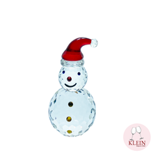 Load image into Gallery viewer, Bonhomme de neige cristal taillé main

