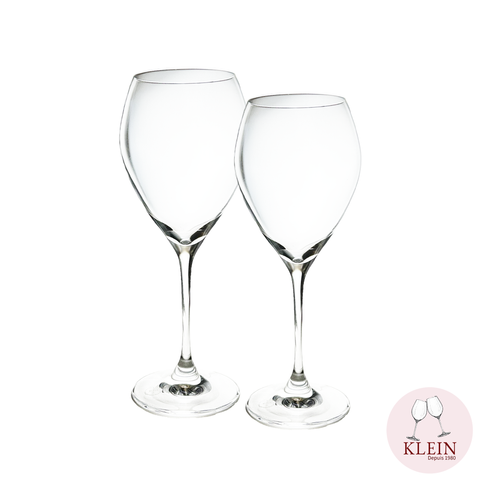 Service Acapulco : Coffret de 6 Verres à Vin et à Eau en Cristal Klein 54120 Baccarat France