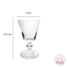 Load image into Gallery viewer, service Elysée verre à vin en cristal dimensions