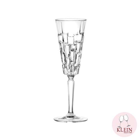 Flutes à champagne, décor grafic