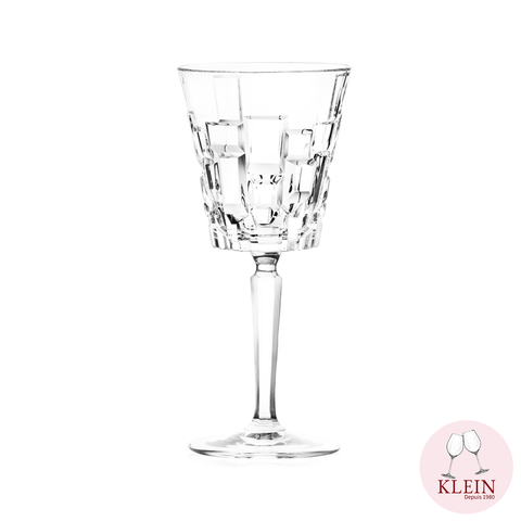 Verres à vin, décor graffic
