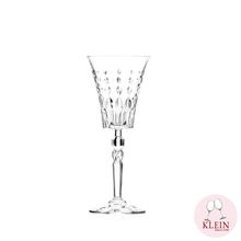 Charger l&#39;image dans la galerie, Service Mimosa : 6 Verres à Vin ou à Eau en Cristal (21 cl) Maison Klein 54120 Baccarat France
