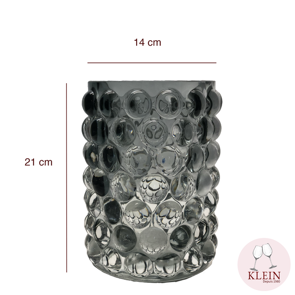 Nouveauté : Vase Ananas Gris / Or 2 Coloris disponibles Maison KLEIN 54120 Baccarat France