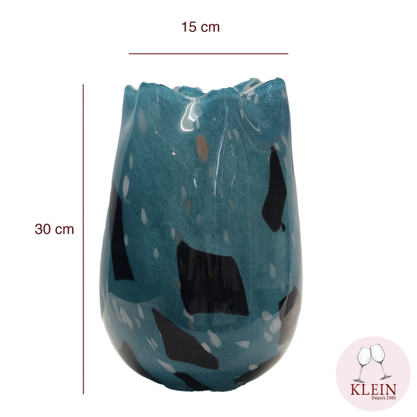 Collection Summer Breeze Vase bleu orage dimensions