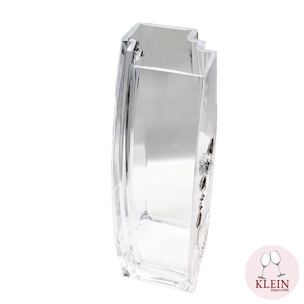 Vase Cristal Collection Éclat Modèle "Big Flower" vue de coté