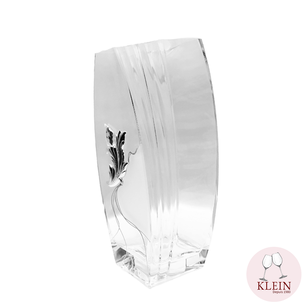 Vase Cristal Collection Éclat Modèle "Big Flower" vue de profil