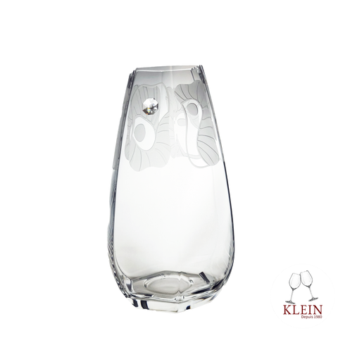  Collection "Éclat" Vase Pharaon en Cristal Gravé Main Maison KLEIN 54120 Baccarat France