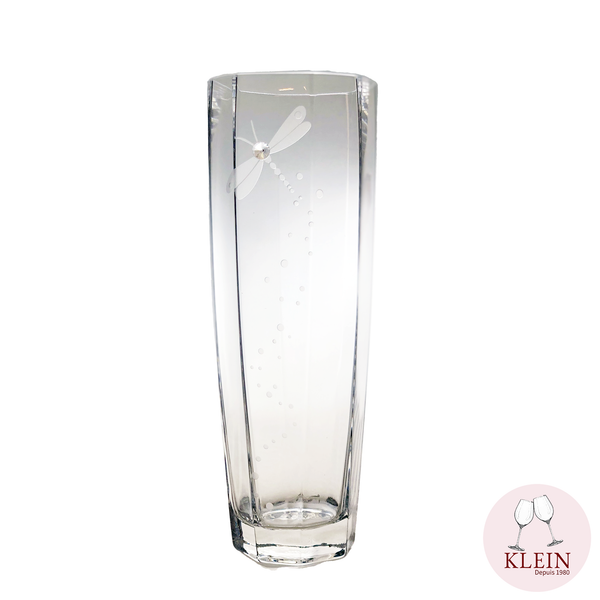 Vase Cristal Collection Éclat Modèle "Libellule"