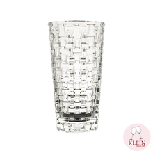 Load image into Gallery viewer, Vase en cristal effet tressé
